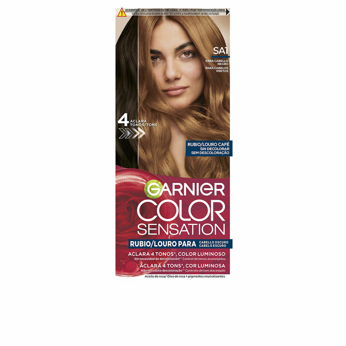 Permanent Dye Garnier COLOR SENSATION Louro Café (5 Units)-0