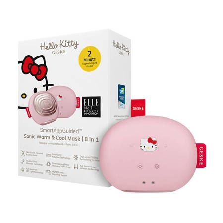 Geske 8 az 1-ben Szónikus hideg & meleg arcmasszírozó alkalmazással Hello Kitty kiadás rózsaszín (HK000056PI01) (HK000056PI01)