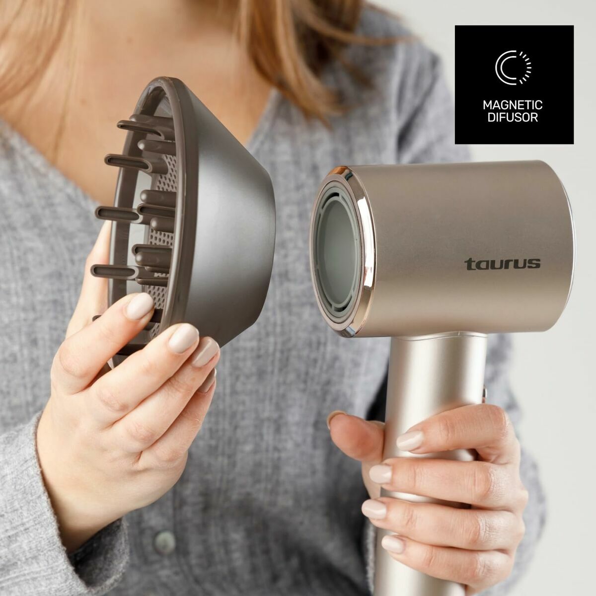 Hairdryer Taurus 900119000 Grey-2